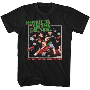 NKOTB T-Shirt Merry Merry Christmas New Kids On The Block Holiday Tee 92